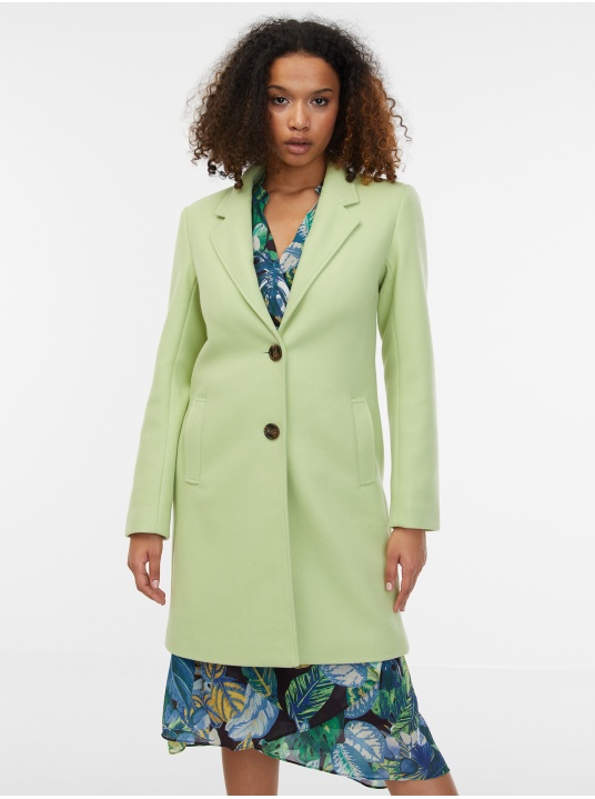 Светлозелено палто - изглед 4