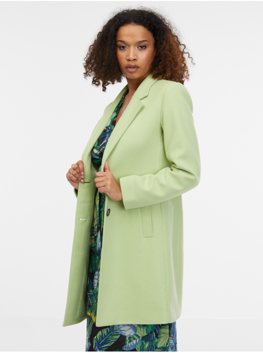Светлозелено палто - изглед 5