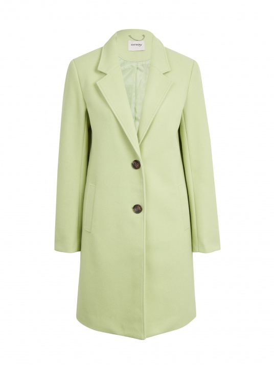 Светлозелено палто - изглед 6