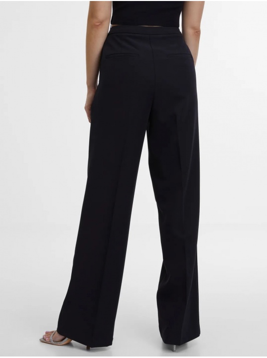 Черен широк панталон - изглед 3