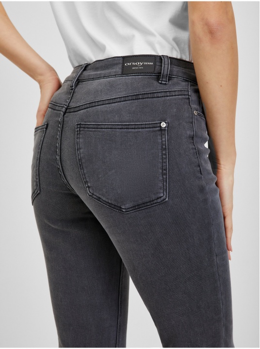 Сиви дънки Slim fit - изглед 2