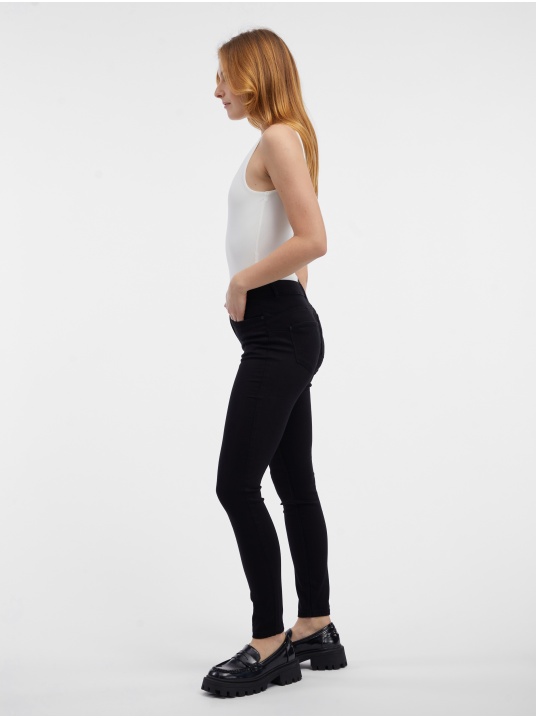 Черни дънки Skinny Fit - изглед 4
