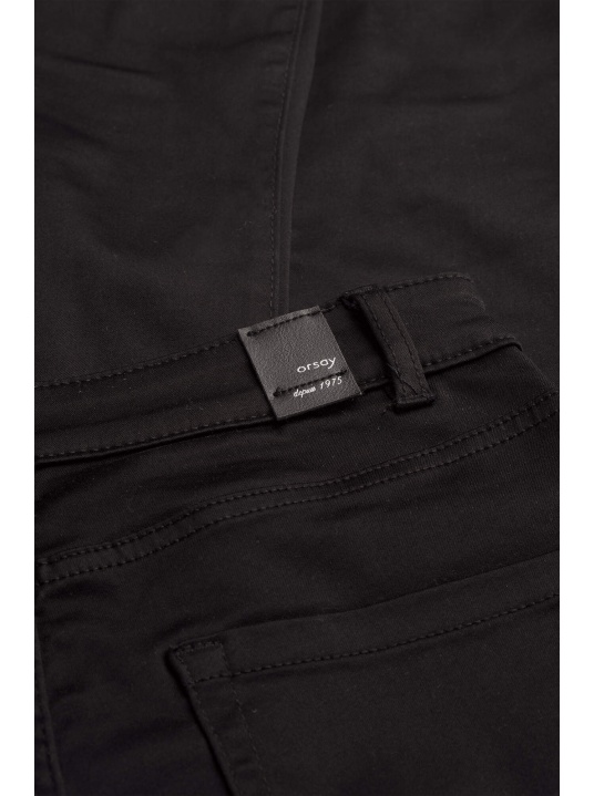 Черен тесен панталон - изглед 2