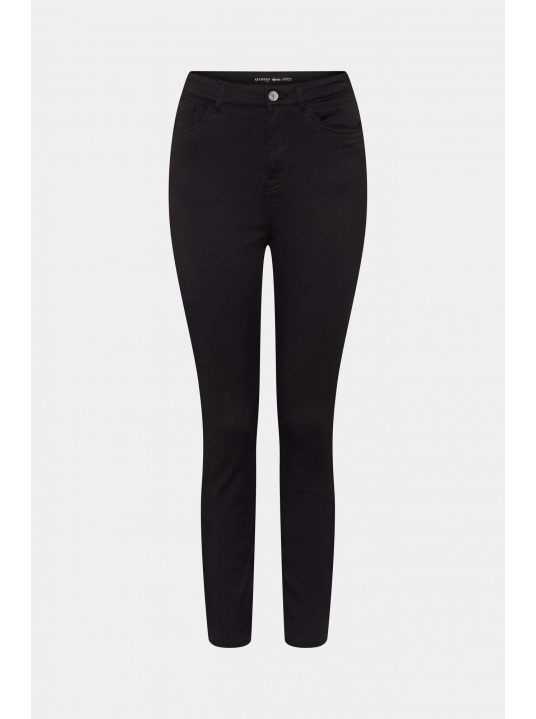 Черен тесен панталон - изглед 5