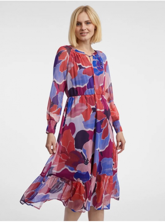 Феерична рокля с флорален принт - изглед 2