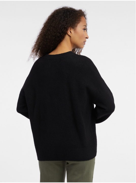 Черен пуловер - изглед 3