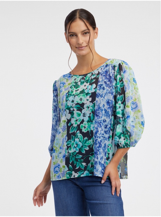 Блуза с флорален принт - изглед 1