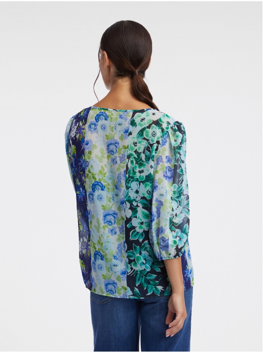 Блуза с флорален принт - изглед 3