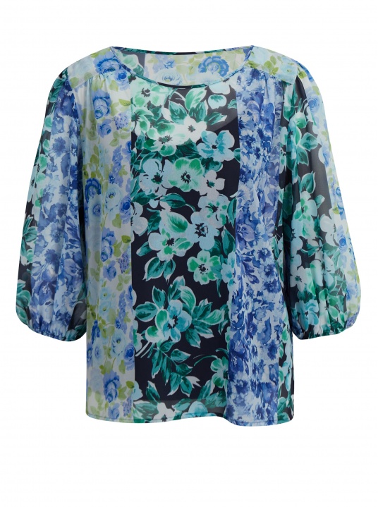 Блуза с флорален принт - изглед 5
