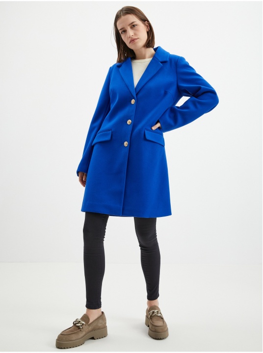 Синьо палто - изглед 4