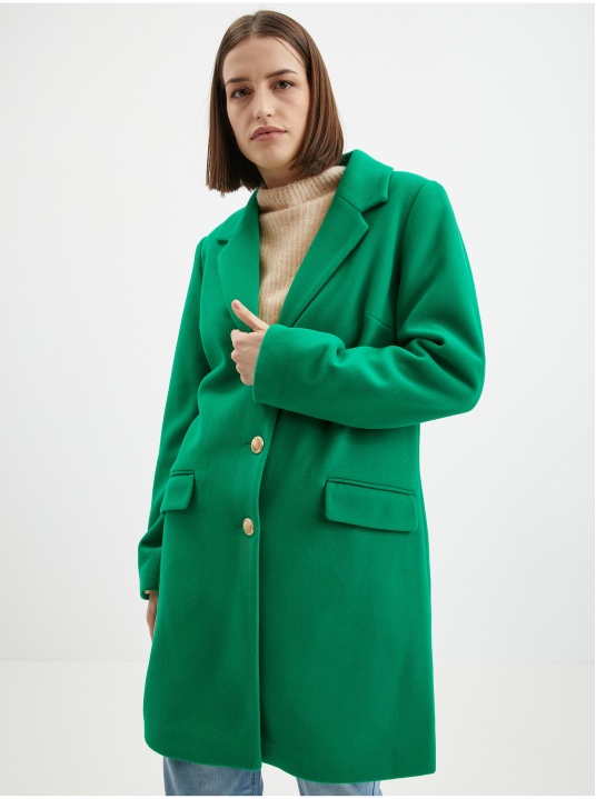 Зелено палто - изглед 2