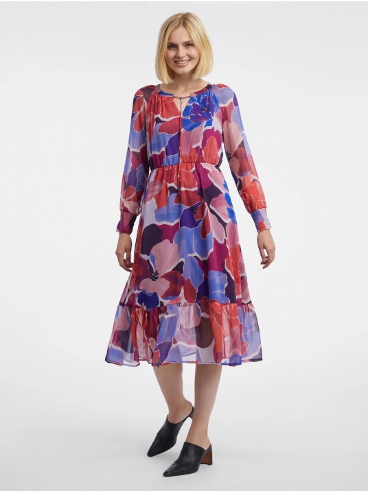 Феерична рокля с флорален принт - изглед 5
