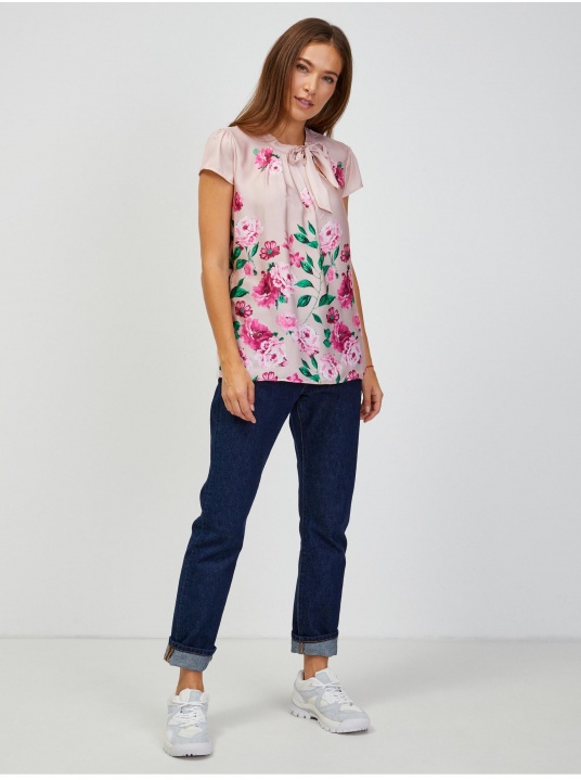 Блуза с флорален принт - изглед 2
