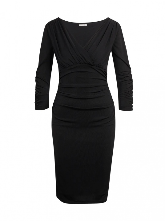 Черна рокля - изглед 5